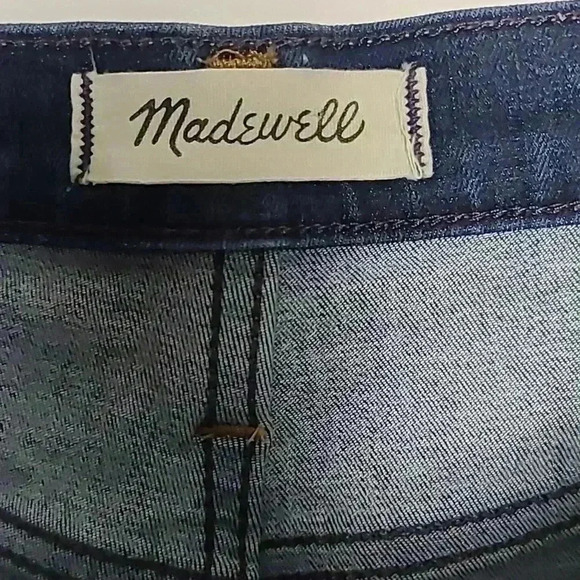 MADEWELL 10" High Rise Skinny Jeans Button - Front Edition Size 26 - Picture 5 of 11